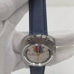 Bucherer Bulls Head chronograph Ref 9601 Asymmetrical 1970’s Lemania 1872