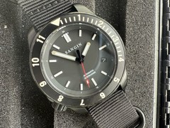 Sangin Instruments Atlas Automatic Watch DLC Stainless Steel 20 ATM