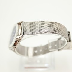Vintage Fossil Mood Watch Unisex 31mm Watch Stainless Mesh JR-7704 w New Battery
