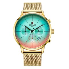 REWARD Six-pin Watch Business Men’s Watch Waterproof Calendar Men’s Watch