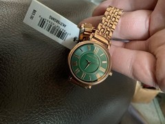 Anne Klein womens watch new batt unused rose gold tone fit to 7 in wrist nice!