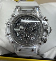 Invicta Racing Men’s Quartz Chronograph Date 43.5mm Skeleton Box Papers 69680