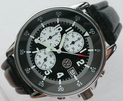 VW Volkswagen Classic Aviator Pilot Driver Sport Car Accessory Watch Chronograph