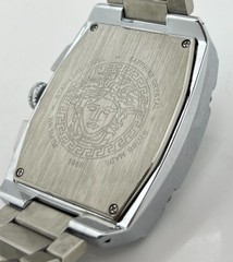 Premium Men’s Versace Dominus Chronograph White Dial Date Working Wristwatch