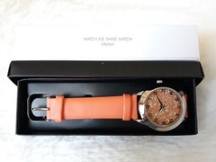 AVON WATCH ME SHINE WATCH “MELON” (Quartz movement / Strap Band) ~ NEW!!!