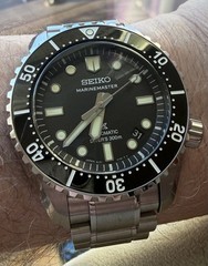 Seiko SLA079 Marinemaster 8L35 Black Dial 300m Full Set Excellent NER MINT 🔝