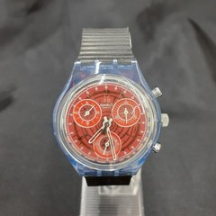 Swatch Quartz Watch Men’s Analog Damaged Strap 1-Month Guarantee