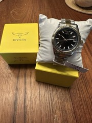 Invicta Men’s Specialty Watch 40mm Quartz – Gold & Steel – Black Dial
