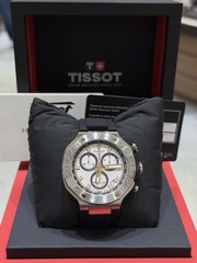 New Tissot T-Race Chronograph Quartz White Dial Men’s Watch T141.417.17.011.00