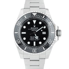 2021 PAPERS Rolex Sea-Dweller Deepsea BLACK 44mm Stainless Steel 126660 BOX
