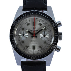 Rare Dixi Militaria Men’s 38mm Manual Chronograph Watch 1006-10 Valjoux 7733!