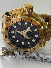 Invicta DC Comics Aquaman Automatic Watch Limited Edition Gold Clr NEEDS BATTERY