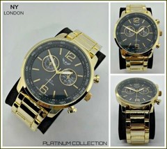 Men’s CLASSY ELEGANT DIVER Round Gold LUXURY Designer Fashion WRIST WATCH 48mm