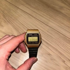 CASIO F91W Digital Watch Gold/Black