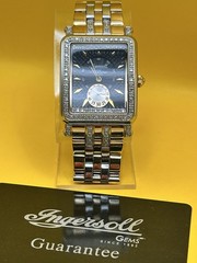 Ingersoll GEMS IG0494DC Swiss Made Quartz Diamond 1ct Collection – Working