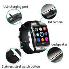 Bluetooth Smartwatch Unlocked Smart Watch Phone Camera Fitness Tracker Pedometer