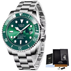 Luxury Men’s Diver Quartz Watch 30ATM Waterproof Sport Date Luminous