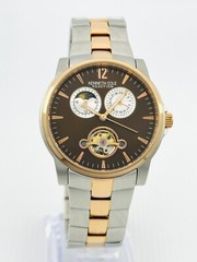 Kenneth Cole KC3776 Automatic Skeleton Bicolour Stainless Steel Bracelet Watch