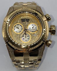 Invicta Reserve Bolt Zeus 53mm Gold 1.81 Ct Diamond MOP Dial Men’s Watch (39382)