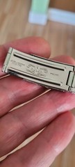 Rolex 100% genuine 1967 vintage 20mm riveted 7206/6636 clasp and extra,5512,1675