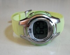 Women’s Girl’s Timex 1440 Green & Silver T5K081 Digital Sports Watch