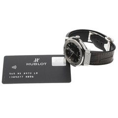 Hublot Classic Fusion Titanium 565.NX.8970.LR 38mm Ti Green Dial Watch #C2475
