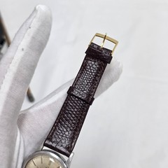 Vintage Swiss Eterna-Matic Automatic 17 Jewel MensnDate Stainless Wrist Watch