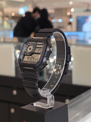 Casio AE-1200WH-1AVDF World Time Digital Watch 100M 10-Year Battery Black