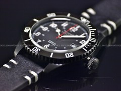 Tresod Men Ocean Master Swiss Made SW200 Automatic Black DLC Ceramic Bezel Watch