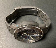 SINN 203 Ti Ar Automatic Diver Chronograph Titanium Black Dial