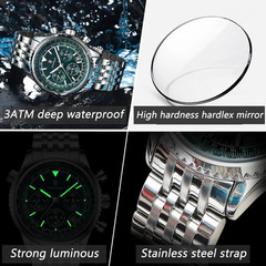KC POEDAGAR Luxury Men’s Quartz Watch Waterproof Luminous Date Chronograph Man