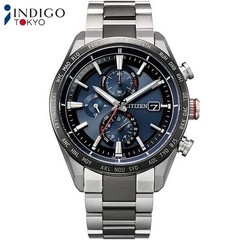 CITIZEN ATTESA ACT Line AT8186-51L Eco-Drive Radio Solar Blue Dial 42mm Watch
