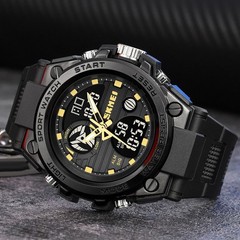 Casual Mens Outdoor Sport Wristwatch Waterproof Backlight Alarm Stopwatch Gift