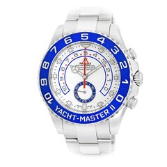 ROLEX Stainless Steel 44mm Yacht-Master II 116680 Lifetime Warranty Box MINTY