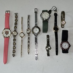 Lot of 10 Watches, All Working, Varies conditions, Styles and Brands