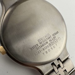 SEIKO 8J41 6120 Seiko DOLCE TITANIUM Quartz Men’s Boys Ladies Wristwatch Wrist S