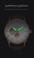Automatic Mechanical Skeleton Waterproof Rome Elegant Mens Wristwatch Gift