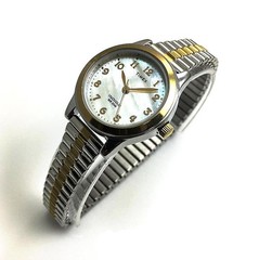 Timex T2M8289J Women’s Essex Avenue Two Tone Steel Watch T2M828