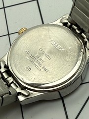 Timex T2M828 Essex Avenue 25mm Quartz MOP Indiglo Two-Tone Expansion Date