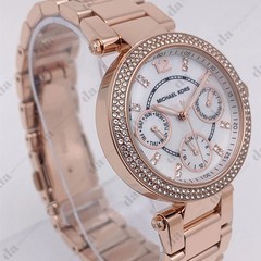 Michael Kors MK5616 Analog Parker Pavé Rose Gold-Tone Women’s Watch 33mm