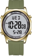 Ultra-Thin Digital Watch Waterproof,Mens Wristwatch with Timer/Countdown/Alarm