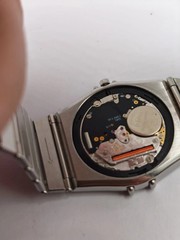 Omega Constellation Manhattan Quartz Champagne Dial Date Original