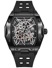 Tonneau Automatic Watch Men’s Hollow Skeleton 30M Waterproof Luminous