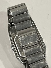 CASIO DBC-1500 Data Bank 150 Digital Calculator Watch Silver – WORKING