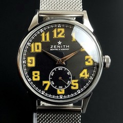 Vintage Marriage Swiss Watch with Zenith Movement Men’s Wristwatch Serviced