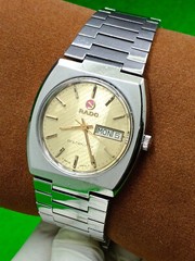 RADO GOLDEN CITY watch Automatic 17 Jewels Day / Date Indicator