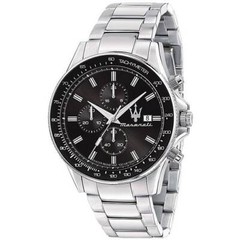 Watch Maserati Challenge Chronograph Men’s R8873640015 Steel 1 23/32in Black