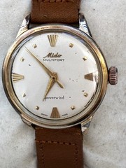 Just Serviced! Vintage Men’s Mido Multifort Powerwind Gold Tone 34MM