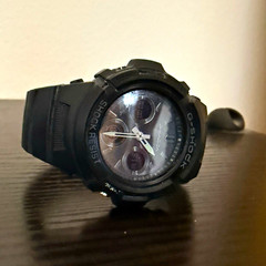 G-SHOCK G-SHOCK Analog-Digital Shock-Resistant 200m Black Resin 46mm