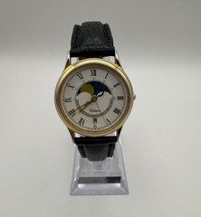 Vintage Citizen Moon Phase Quartz Watch Japan ,Roman Dial ,Running Rare 1980s